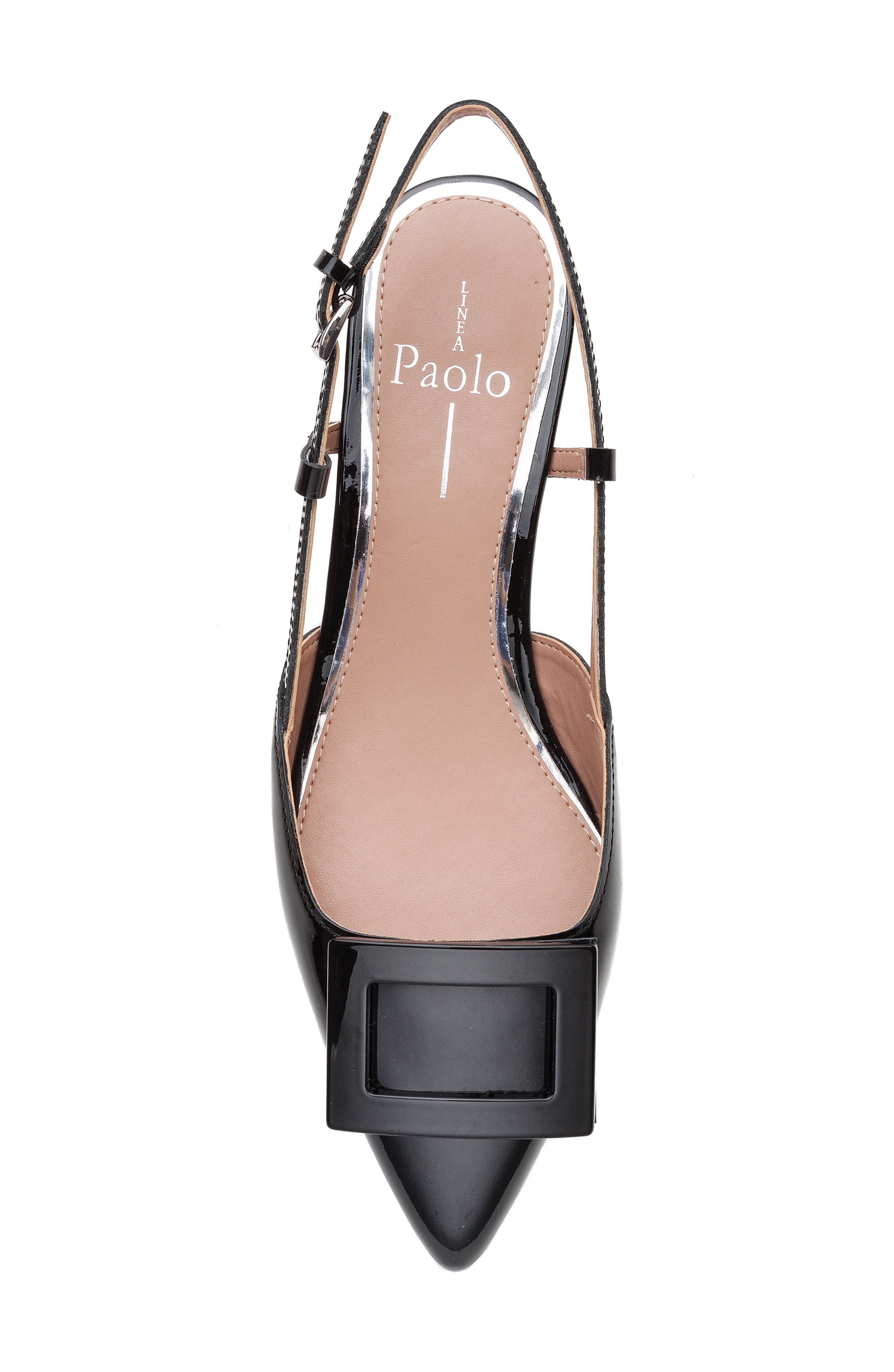 Linea Paolo Cyprus Slingback Pointed Toe Pump, Alternate, color, Black