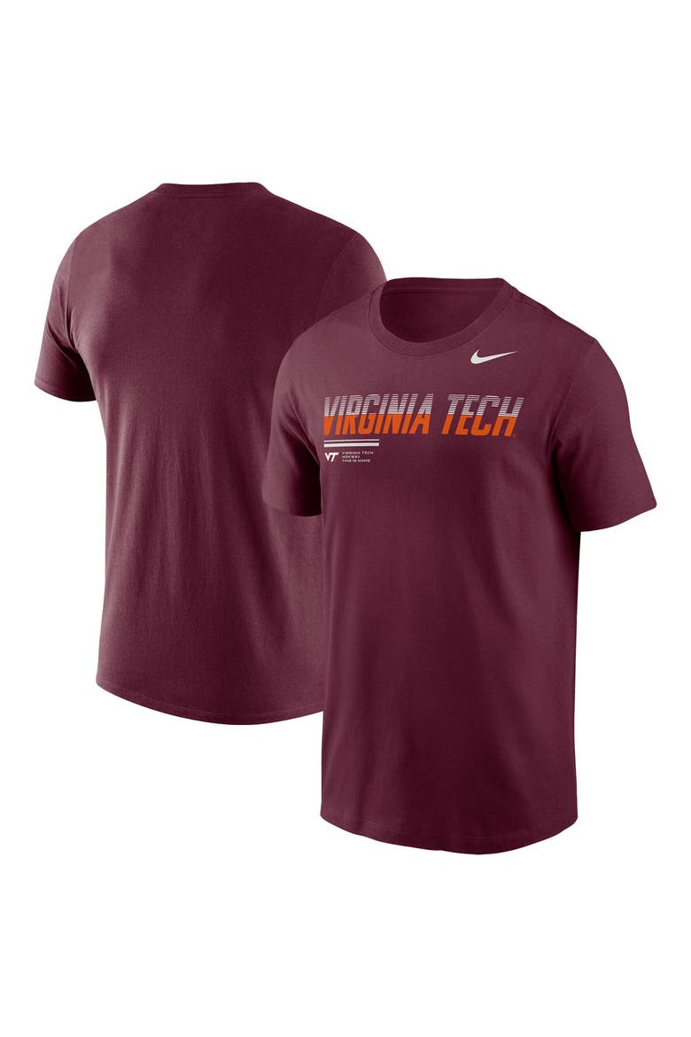 Men's Nike Maroon Virginia Tech Hokies 2026 Sideline Wordmark Legend Dri-FIT T-Shirt, Main, color, Maroon