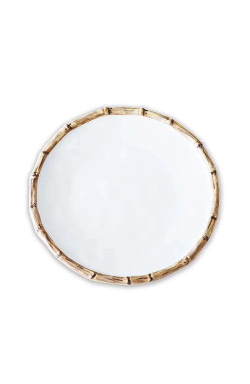 Beatriz Ball Collection Vida Cane Salad Plates Set Of 4 In White