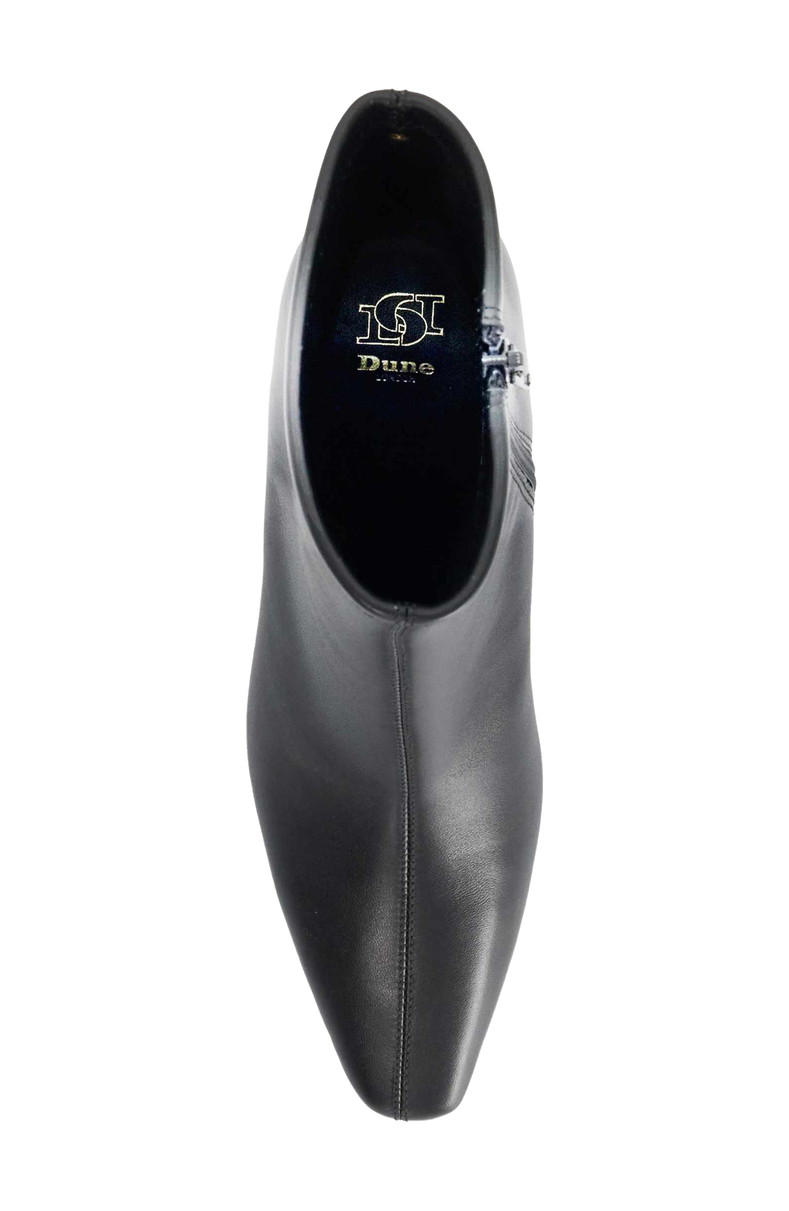 Oysterr Leather Bootie, Alternate, color, BLACK