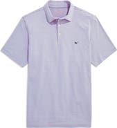 vineyard vines Stripe Sankaty Short Sleeve Performance Polo