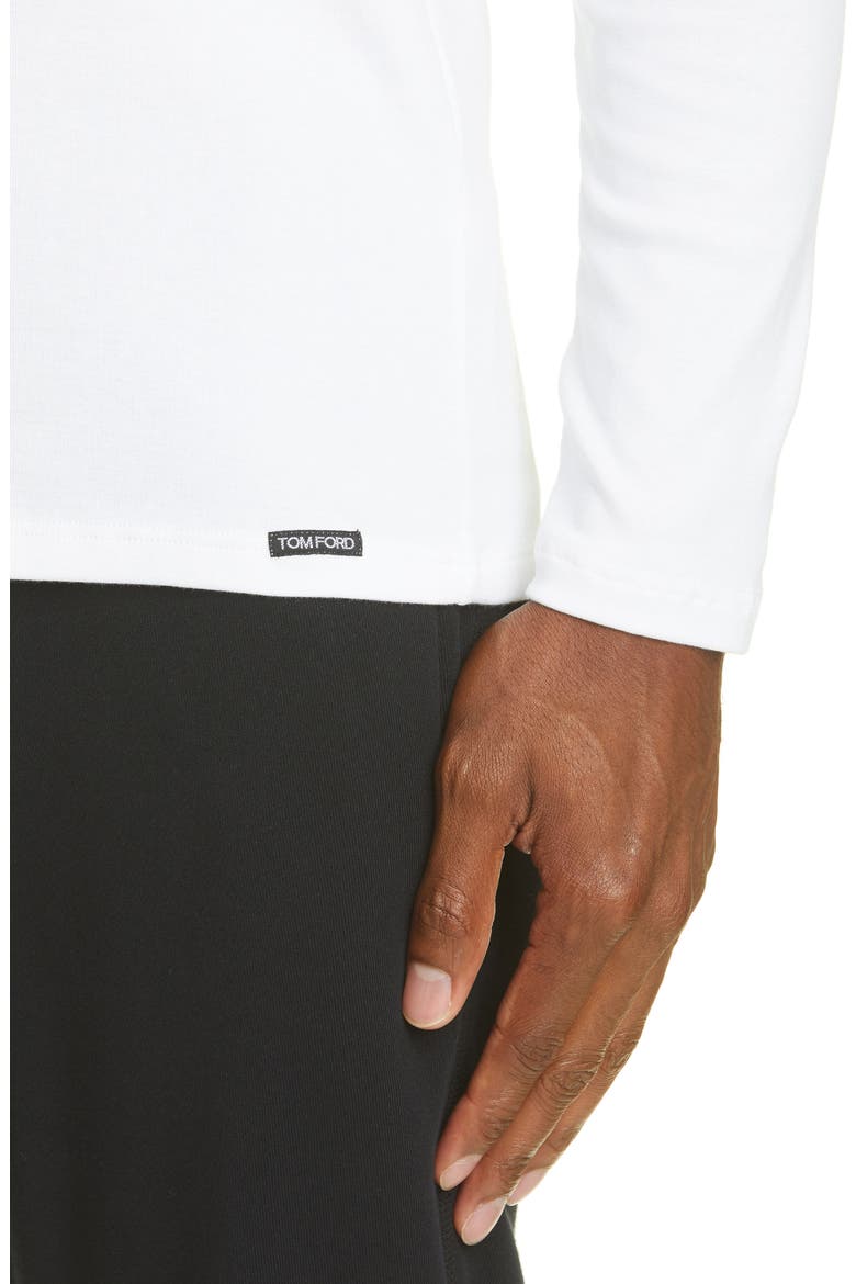 Cotton Knit Henley, Alternate, color, 100WHITE