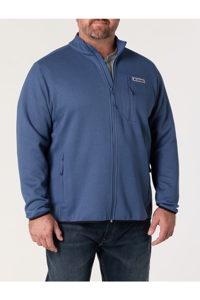Big & Tall Sweater Weather Full-Zip Fleece Jacket, Alternate, color, DARK MOUNTAIN