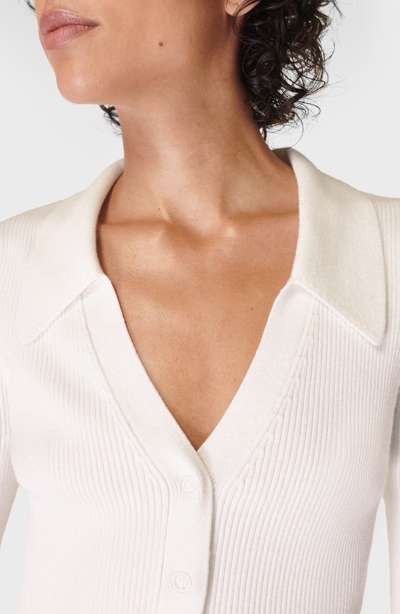 Sweaty Betty Rib Lettuce Edge Cardigan, Alternate, color, 