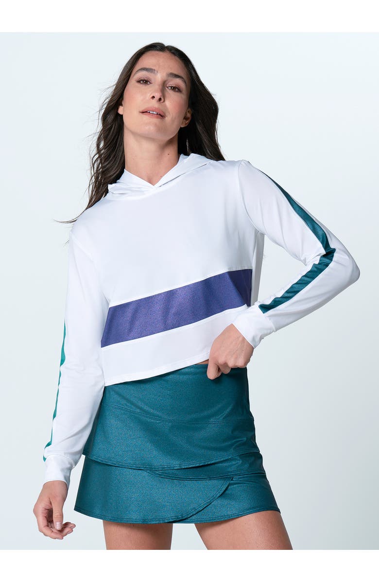 Lucky in Love Cindy Colorblock Hoodie, Main, color,