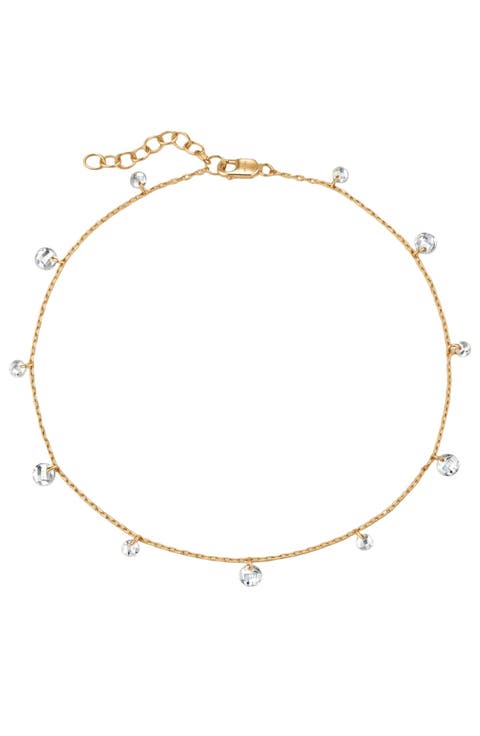 Dew Drop Floating Anklet