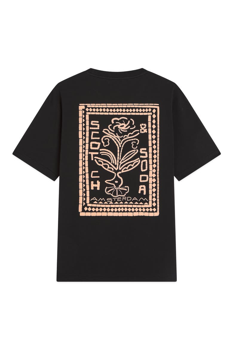 Relaxed Fit Cotton Graphic T-Shirt, Alternate, color, METEORITE