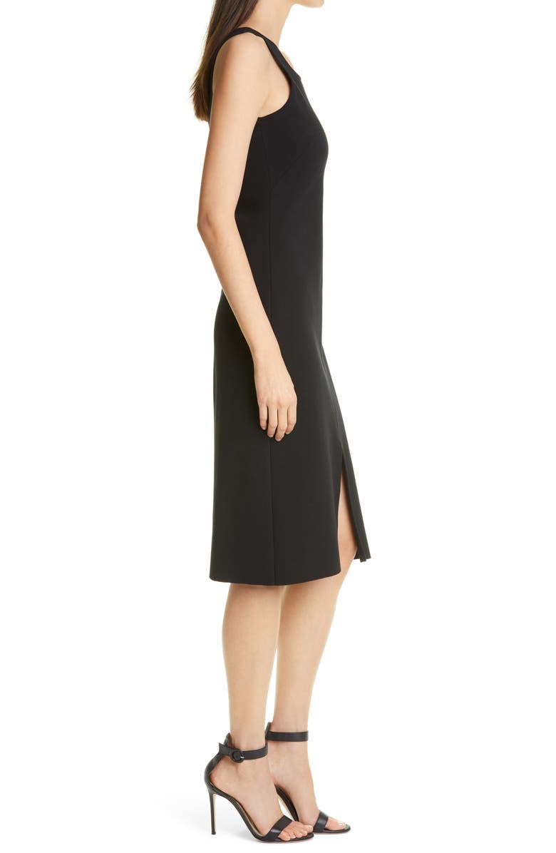 St. John Collection Front Slit Milano Knit dress, Alternate, color, 