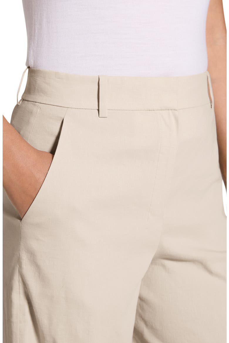 Linen Blend Wide Leg Pants, Alternate, color, STRAW