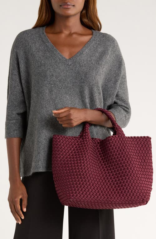 Naghedi St. Barths Medium Tote In Burgundy