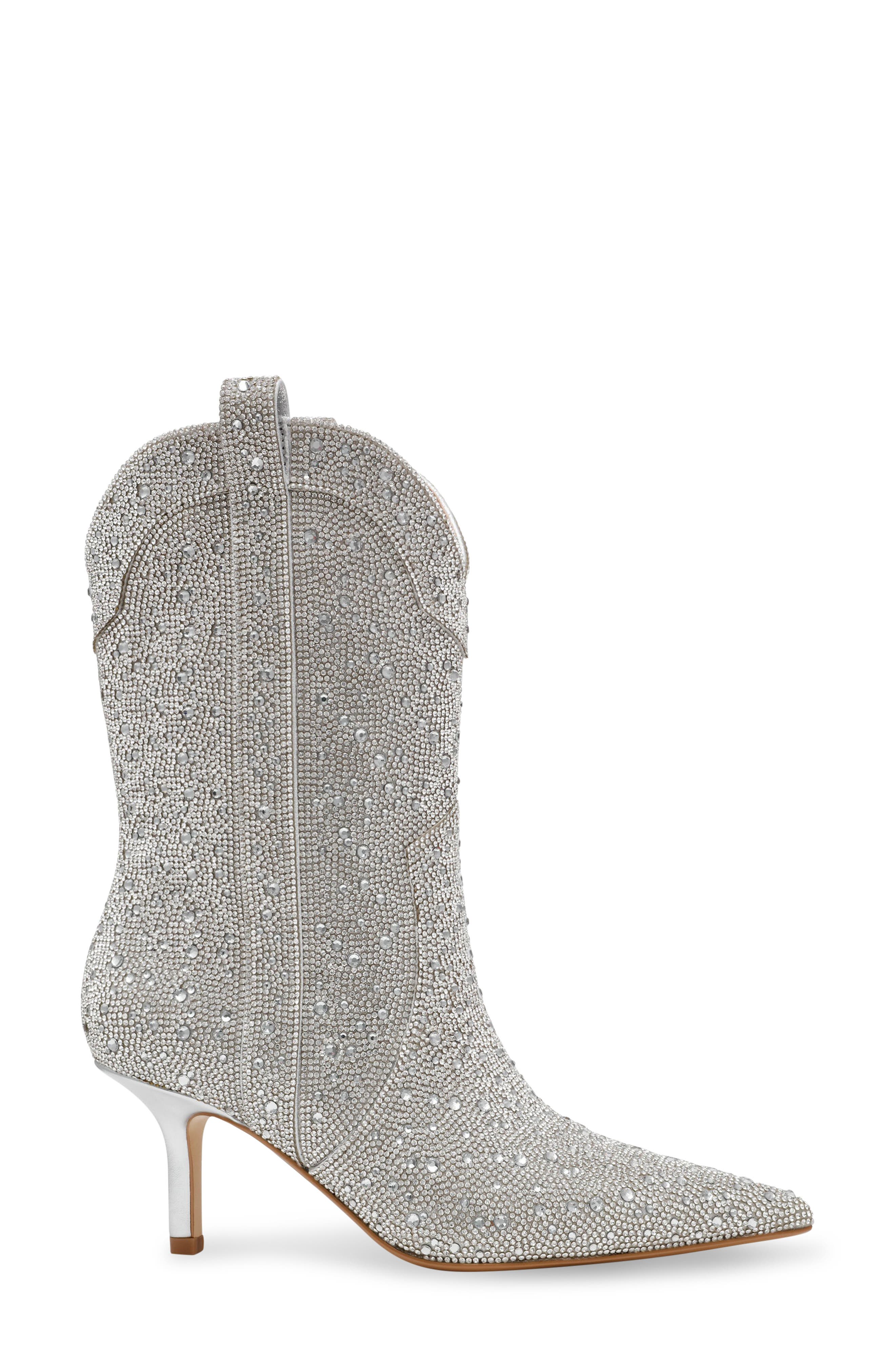 Steve Madden Leigha Pointed Toe Western Boot, Alternate, color, 