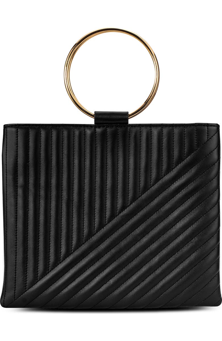 Thacker Quilted Leather Pouch, Alternate, color,