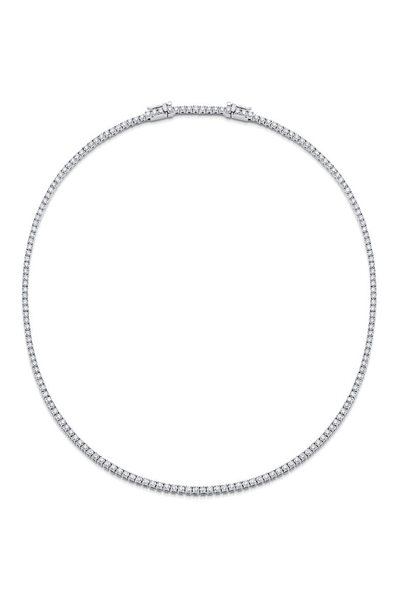 Isadora Diamond Eternity Choker Necklace, Main, color, D4.25 18KWG