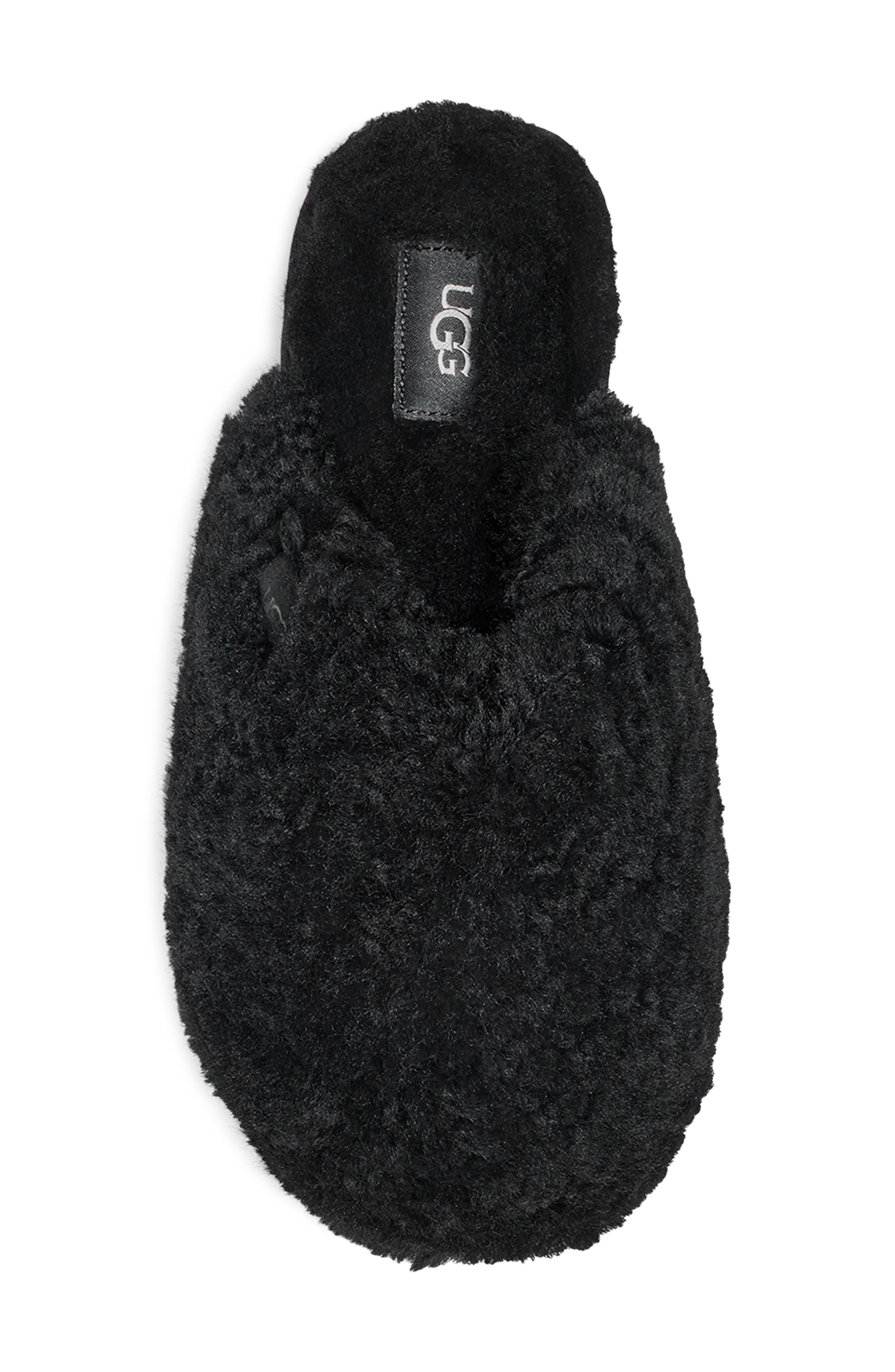 UGG<sup>®</sup> Maxi Curly Genuine Shearling Clog, Alternate, color, 