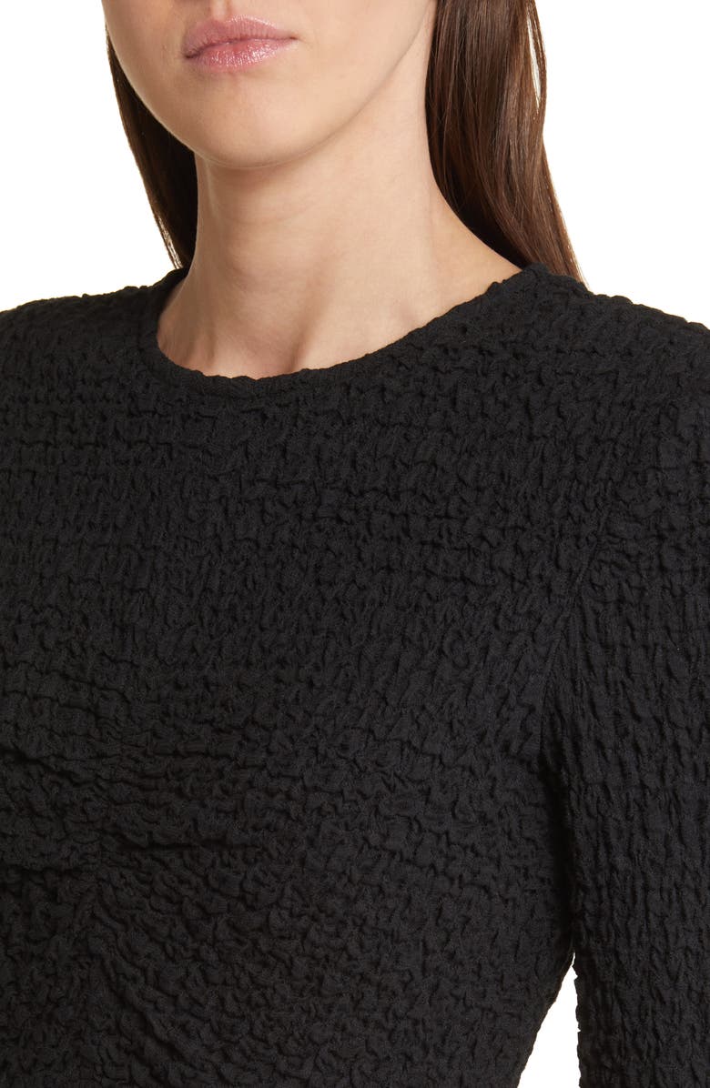 FLORET STUDIOS Textured Knit Long Sleeve Midi Dress, Alternate, color, 