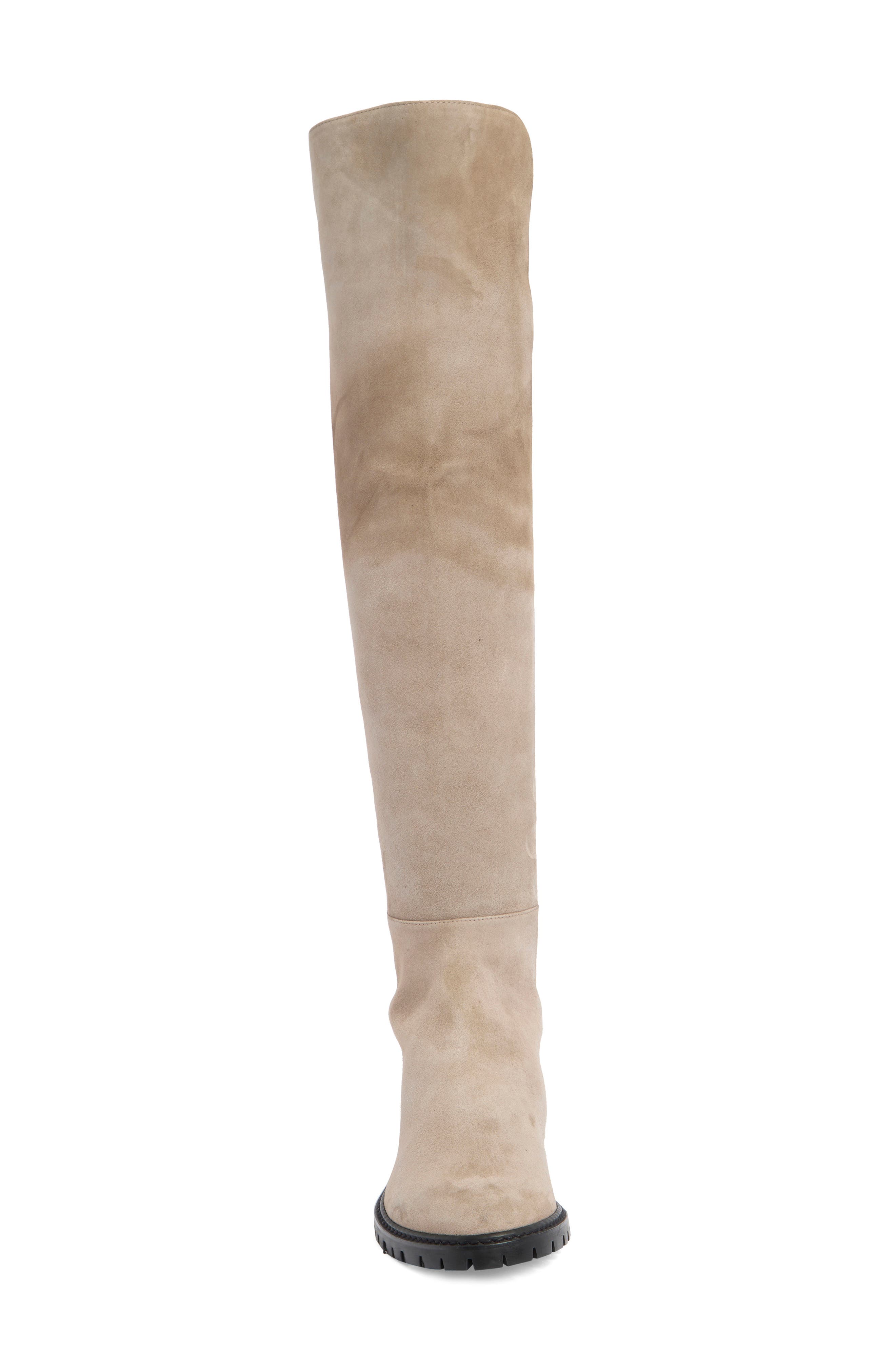 Stuart Weitzman City II Knee High Boot, Alternate, color, Topo