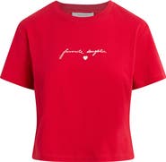 Favorite Daughter The Cropped Signature T-Shirt