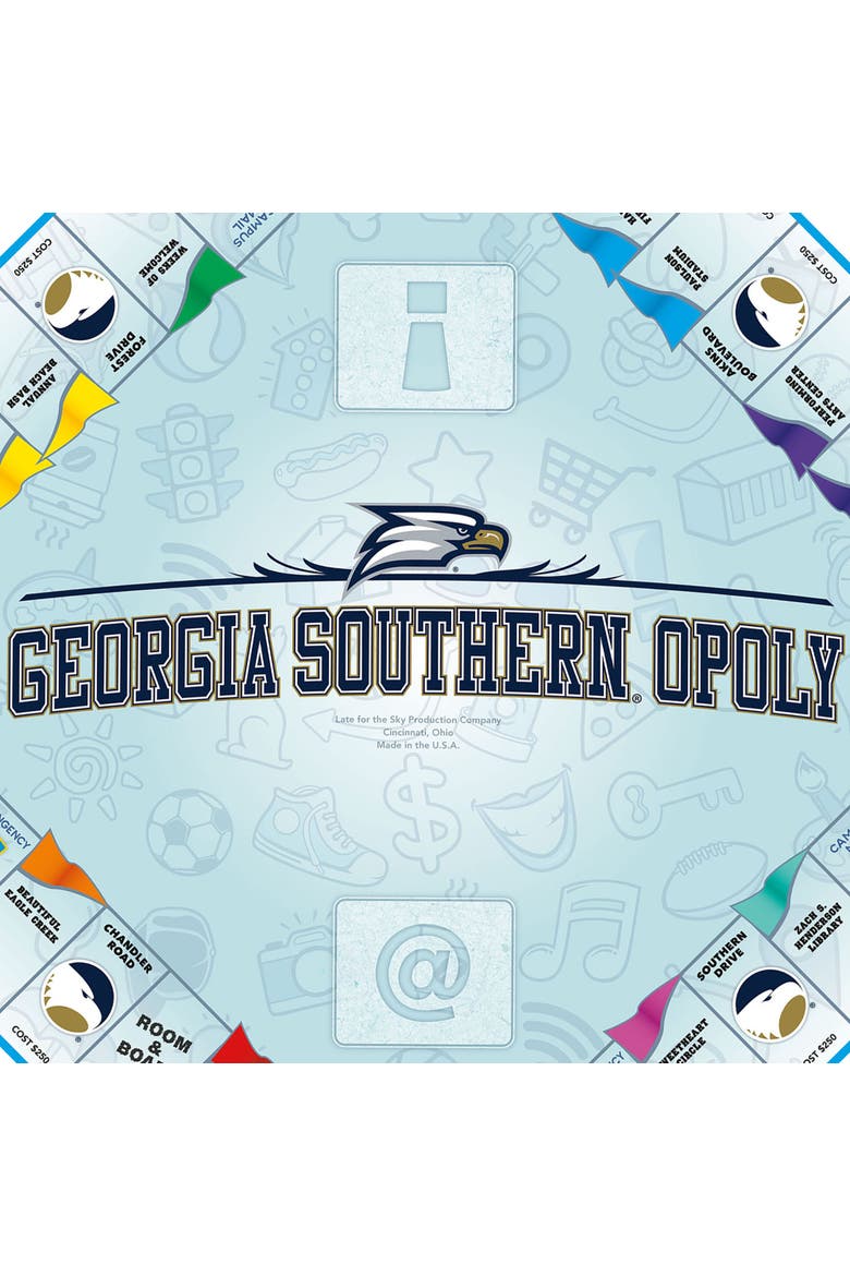 University Georgia Southernopoly Monopoly Board Game, Alternate, color, Multicolored