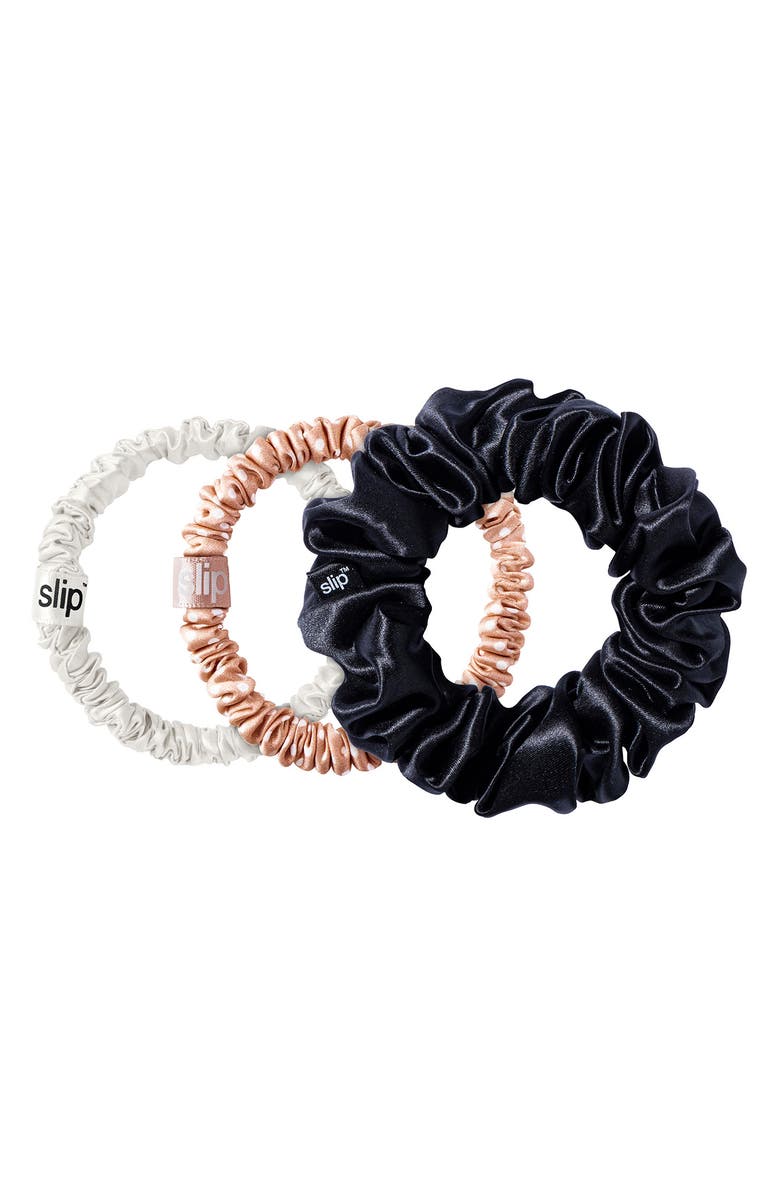 slip Pure Silk Hair Tie Stargazer Holiday Bauble, Alternate, color, 