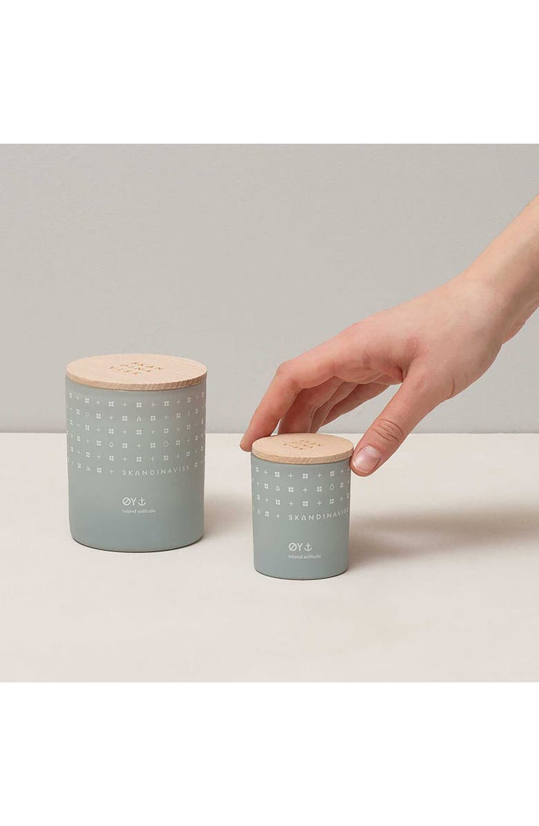 SKANDINAVISK ØY Scented Candle 65g, Alternate, color, Green
