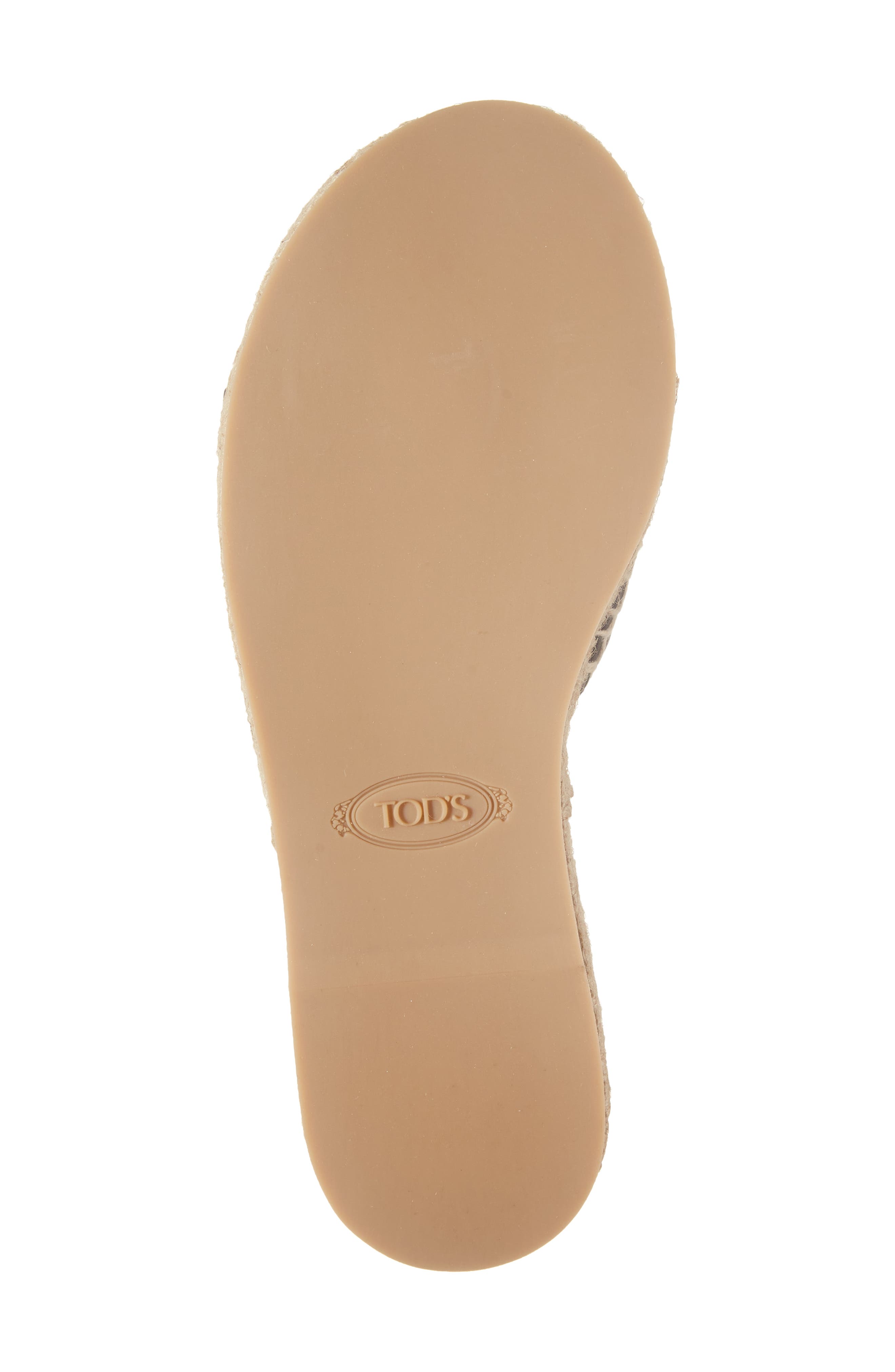 Tod's Chain Motif Sandal, Alternate, color, 