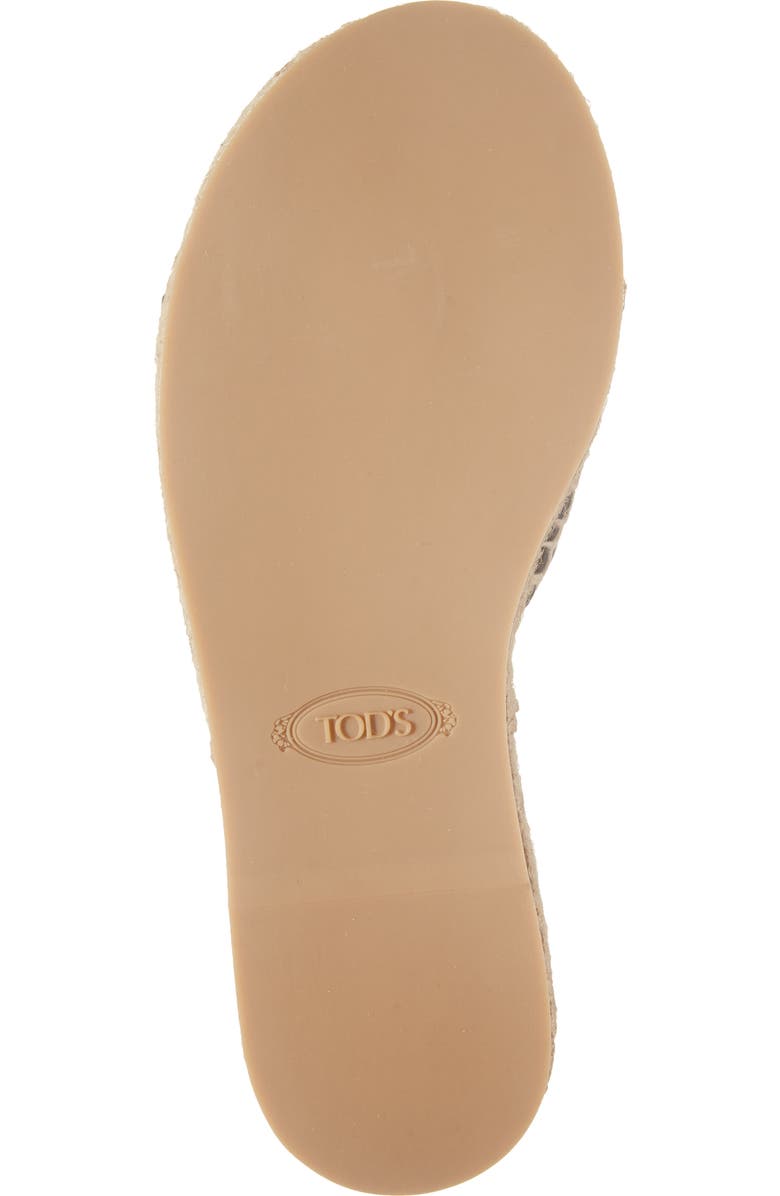 Tod's Chain Motif Sandal, Alternate, color,