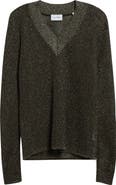 St. John Collection Sparkle Honeycomb Knit Sweater