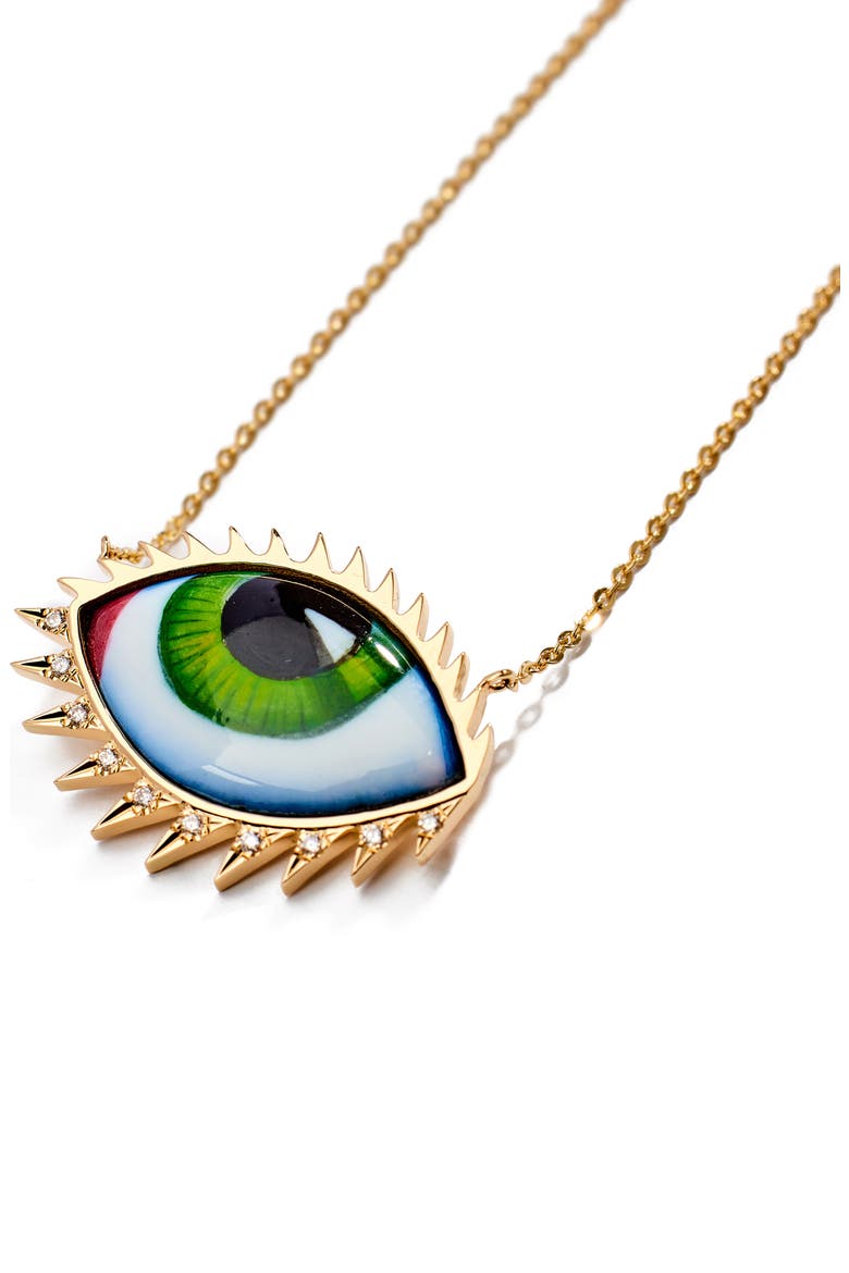 Apollo 13 Grand Vert Necklace, Alternate, color, GREEN