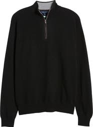 Peter Millar Crown Crafted Artisan Flex Cashmere Blend Quarter Zip Sweater