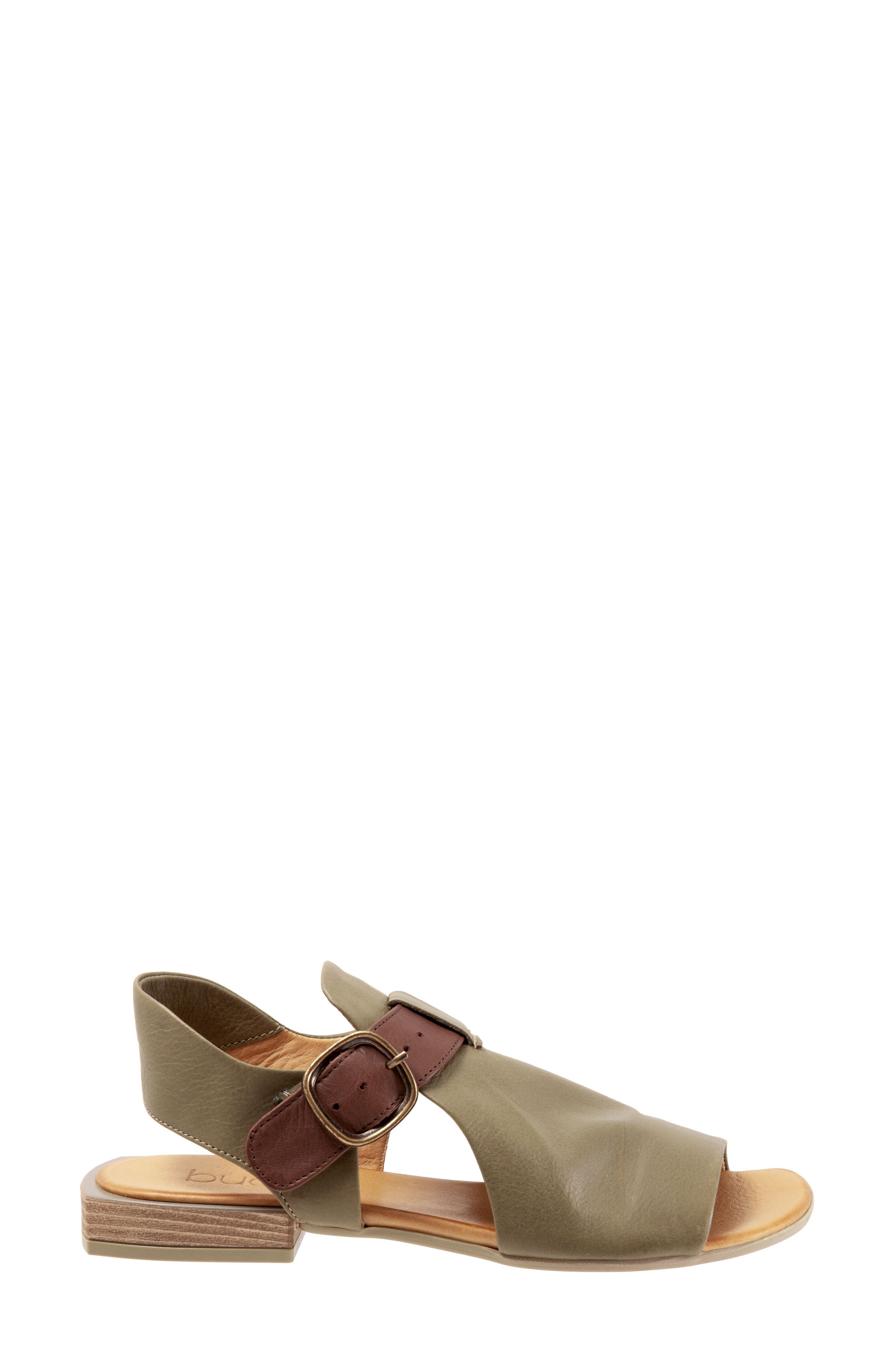 Ava Buckle Sandal, Alternate, color, SAGE