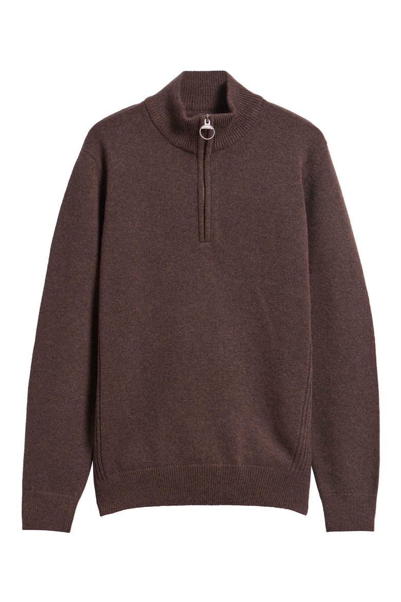 Holden Wool Pullover, Alternate, color, DARK OAK