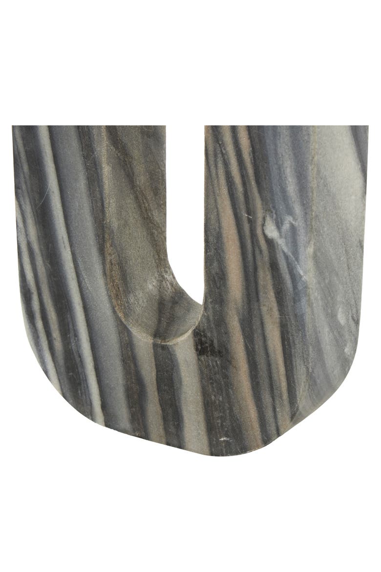 Two Taper Marble Candleholder, Alternate, color, GREY MULTI