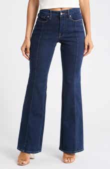 Good Legs Seamed Flare Jeans