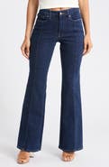 Good American Good Legs Seamed Flare Jeans