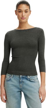 Cotton On Women's Close Knit Boat Neck