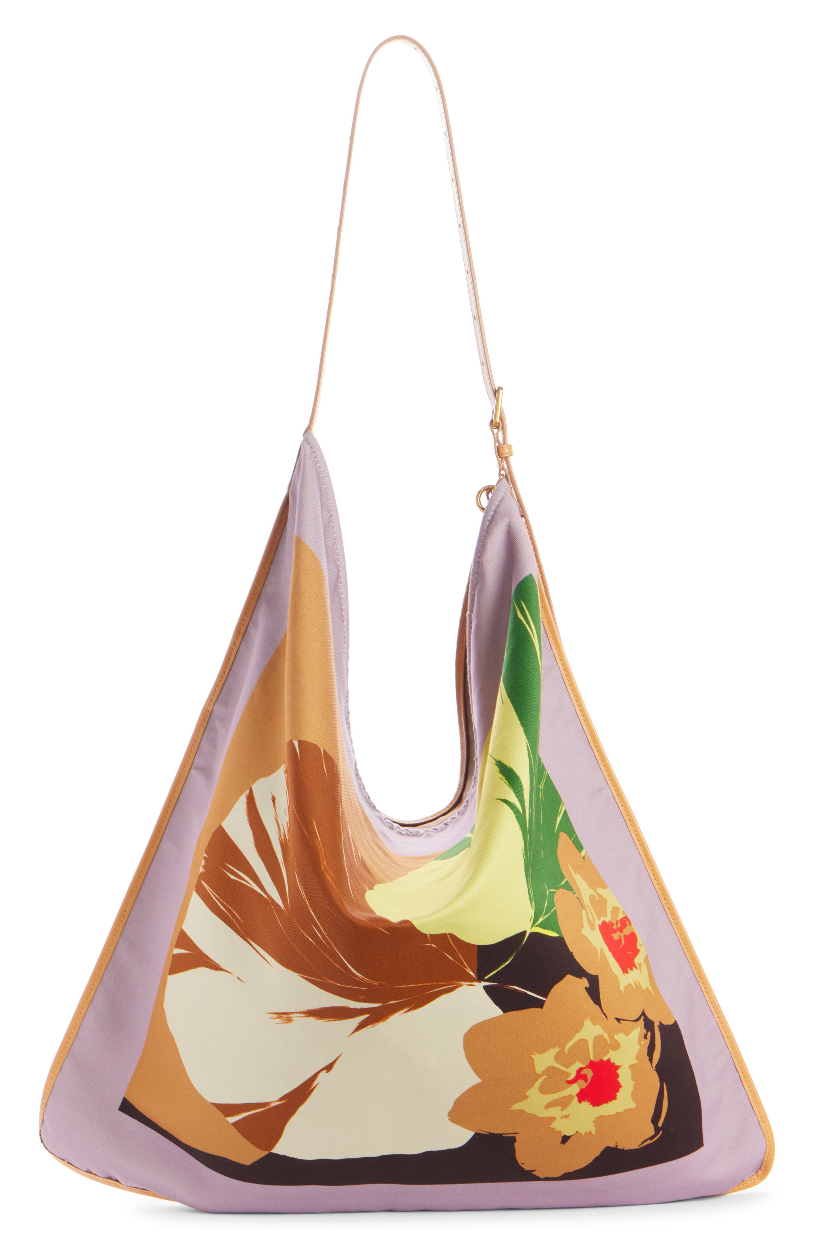 Dries Van Noten Floral Print Canvas Tote, Alternate, color, 