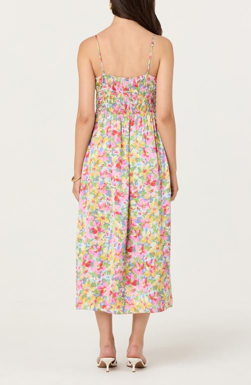 Astr The Label Smocked Maxi Dress