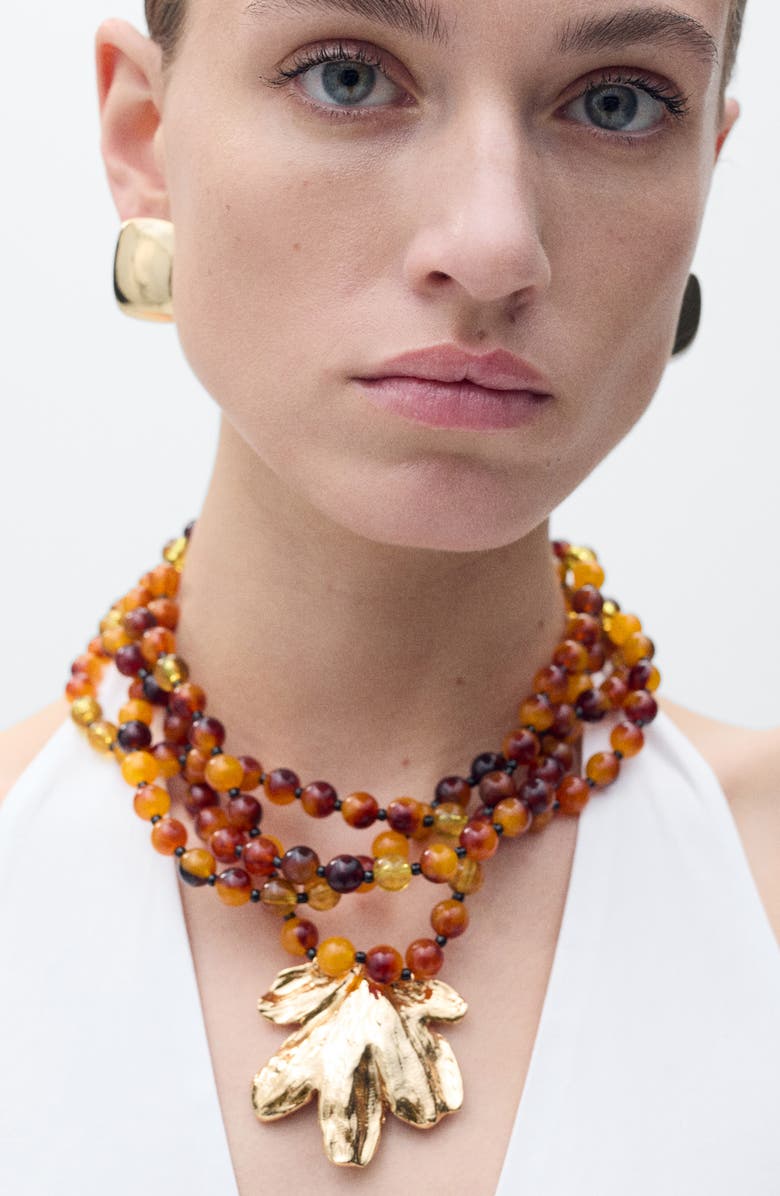 MANGO Cotton Blend Halter Midi Dress, Alternate, color, Off White