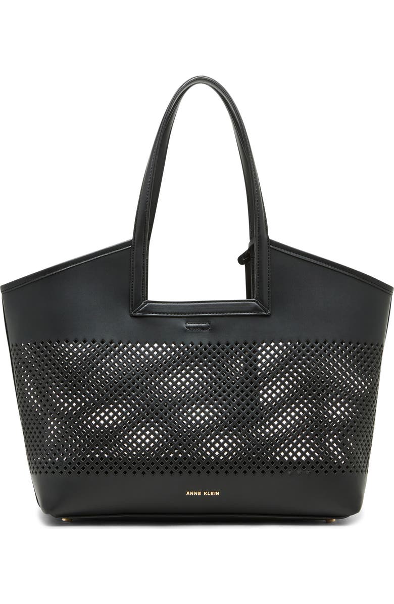Anne Klein Large Perforated Tote Bag, Alternate, color,