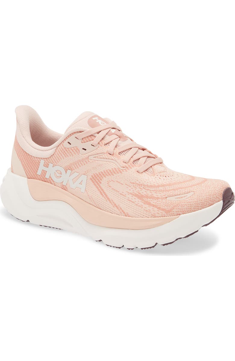 HOKA Arahi 8 Running Shoe, Main, color, Blush / Rose Latte