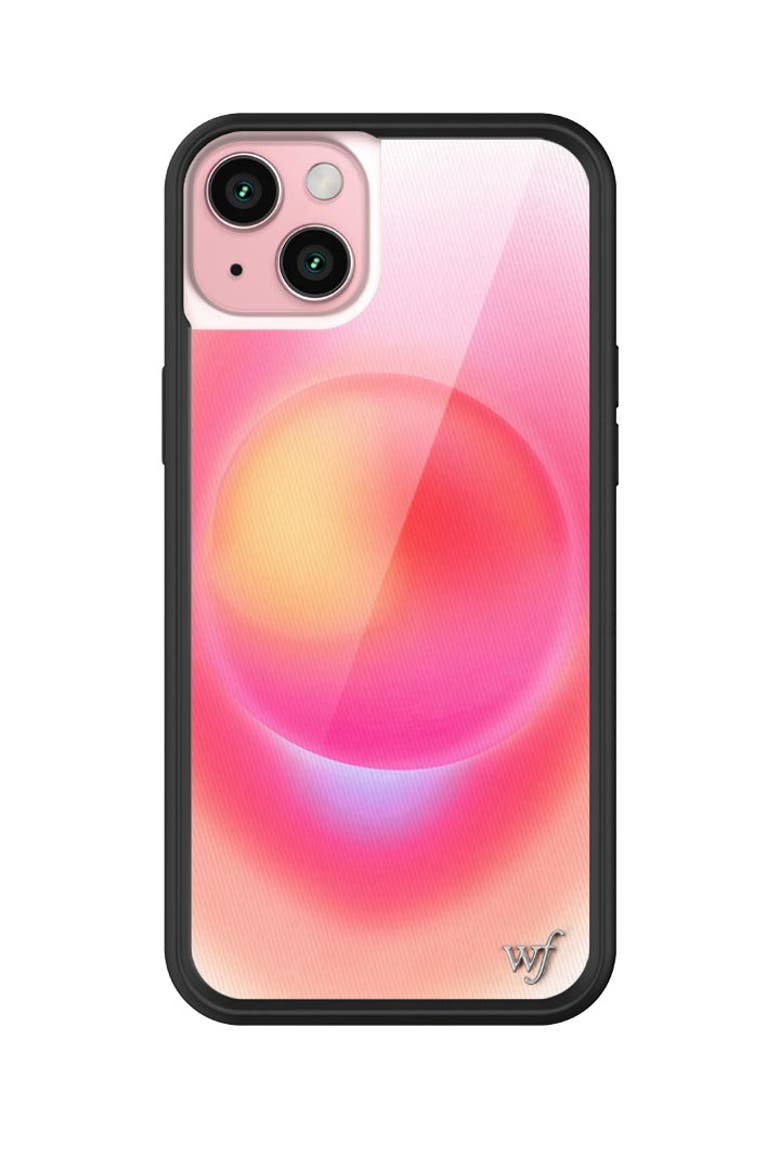 Hot Pink Aura iPhone Case, Alternate, color, Pink