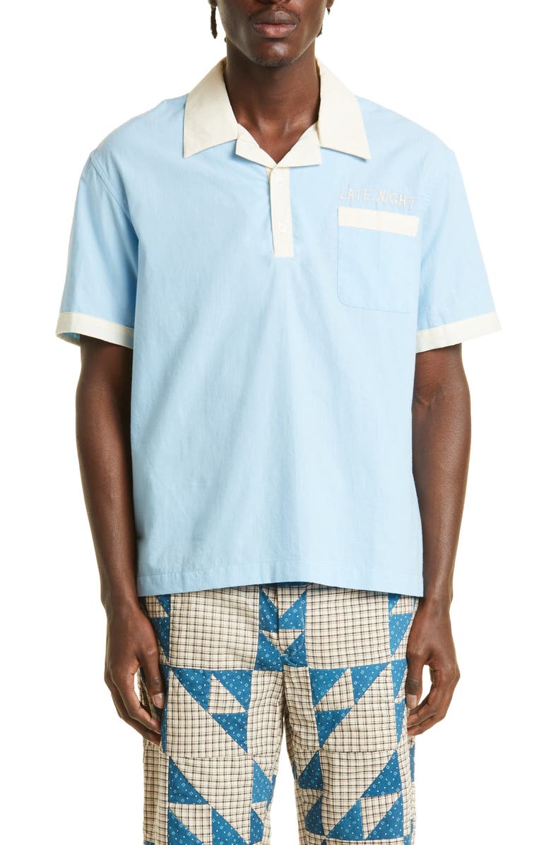 Bode Men's Poetry Team Shirt, Main, color, 