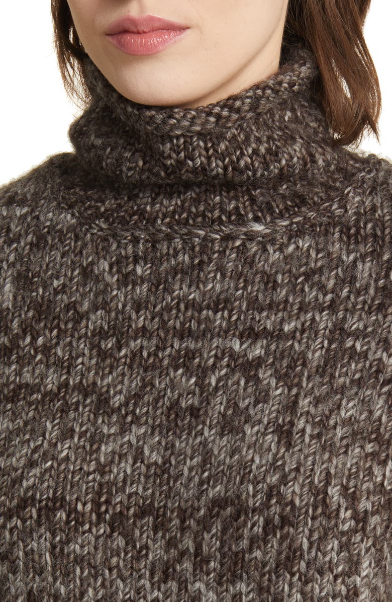 COS Marled Wool Turtleneck Sweater, Alternate, color, 
