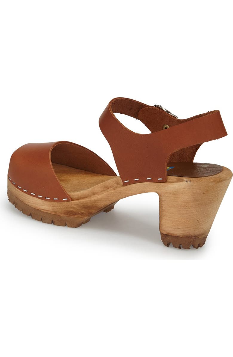 MIA 'Greta' Clog Sandal, Alternate, color, Luggage Le