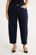 Universal Standard Dakota High Waist Crop Barrel Jeans