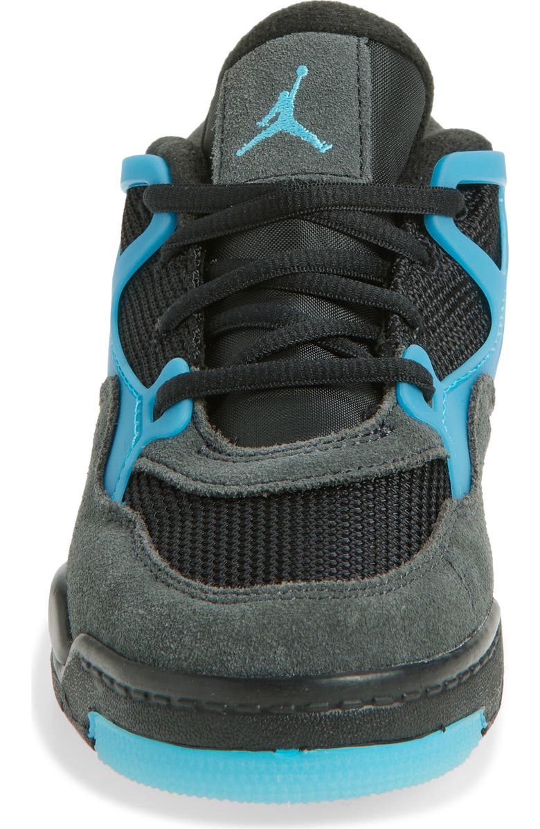 Nike Kids' Air Jordan 4 RM Sneaker, Alternate, color, Black/ Blue/ Anthracite