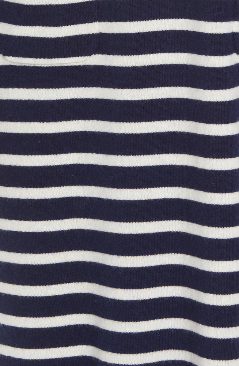& Other Stories Breton Stripe Long Sleeve Wool Midi Sweater Dress, Alternate, color,