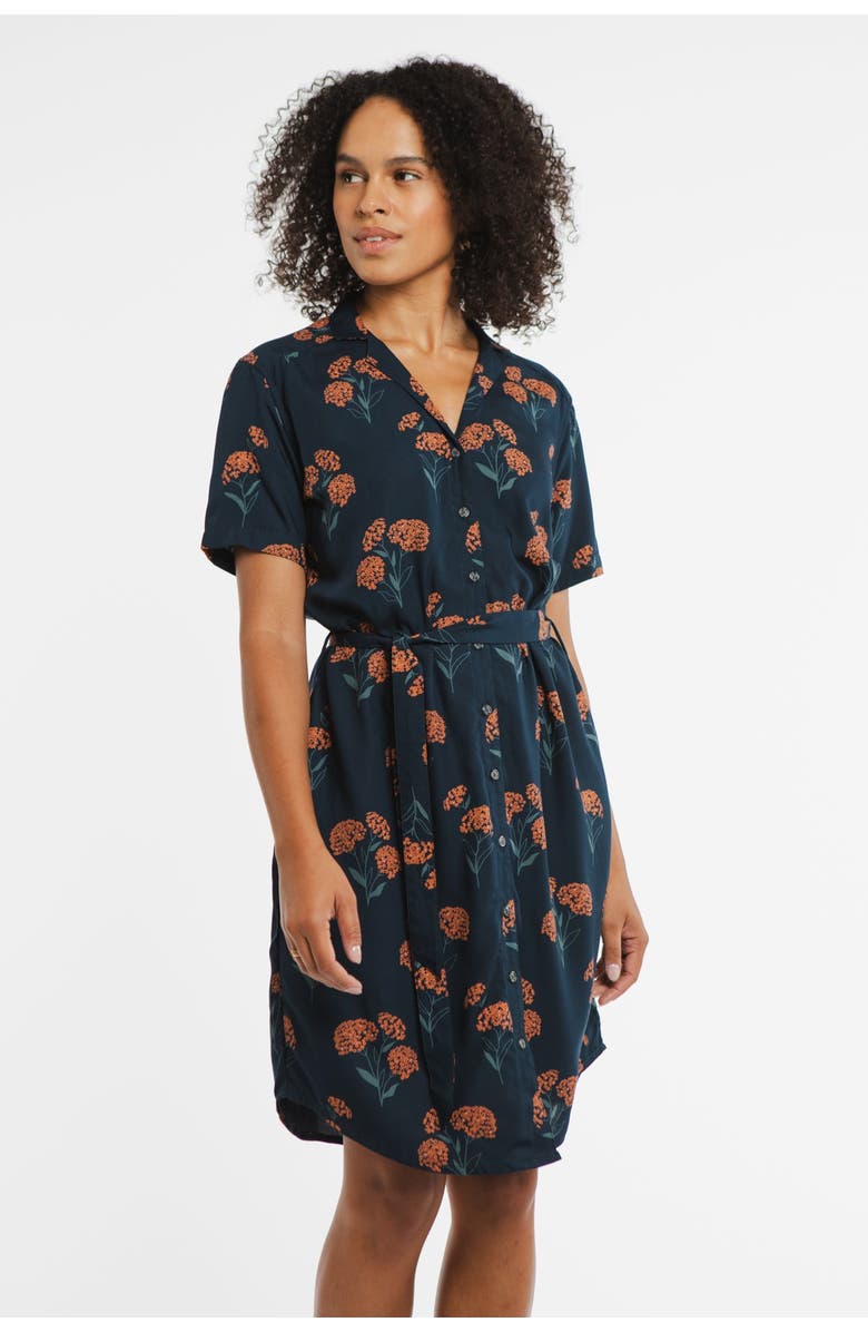 Bridge & Burn Sofia Shirt Dress, Alternate, color, Wildflower