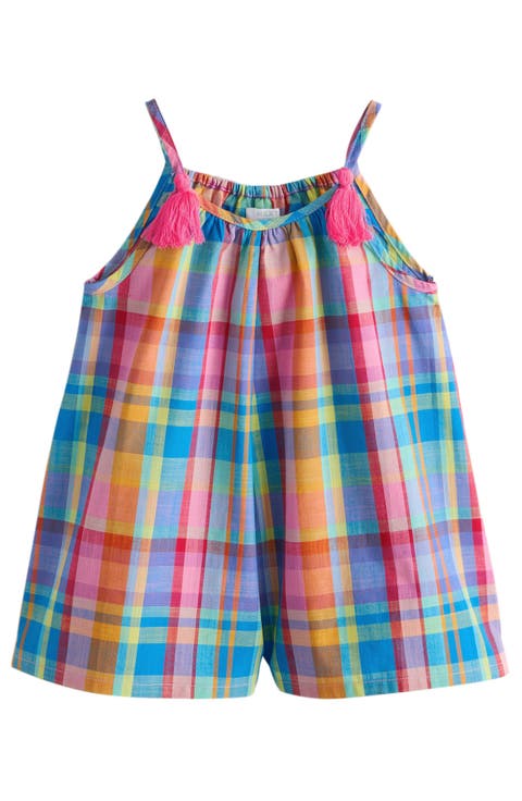 Madras Plaid Playsuit