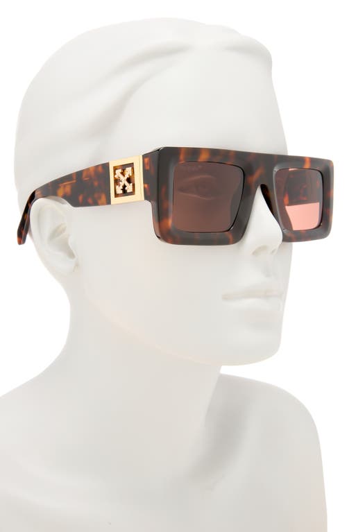 Off-white Leonardo 51mm Square Sunglasses